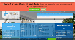 Desktop Screenshot of cm-paredes.pt